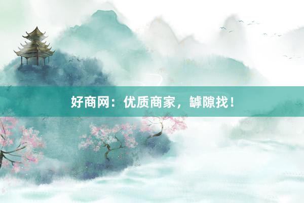 好商网：优质商家，罅隙找！
