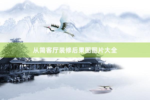 从简客厅装修后果图图片大全